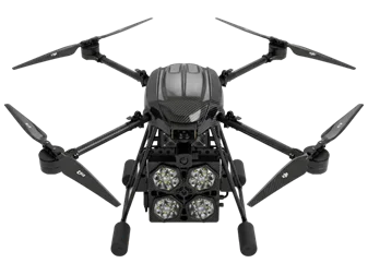 SDR T-Dori — Hybrid tethered/wireless drone