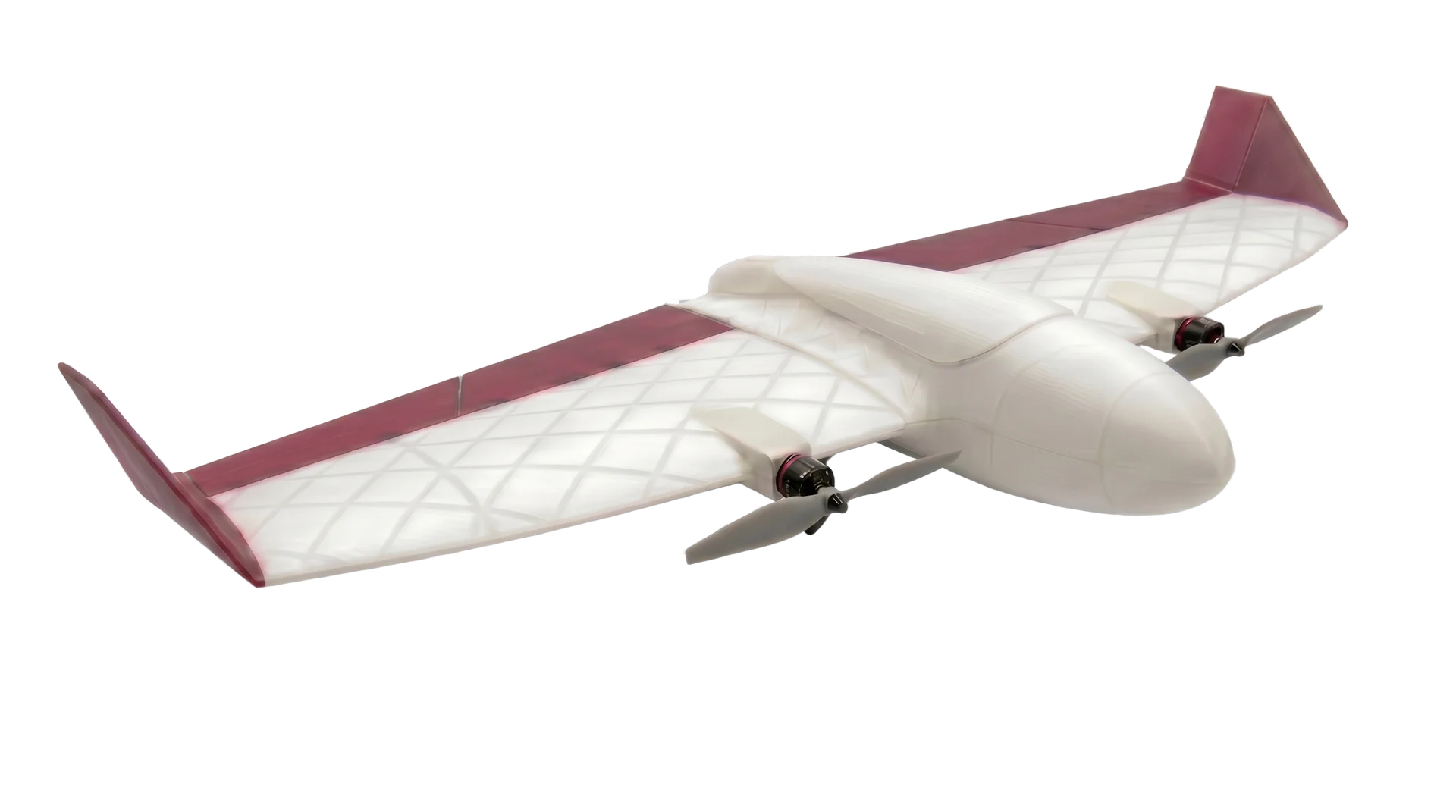 SDR VT-Tail — 3D-printed tail-sitter VTOL